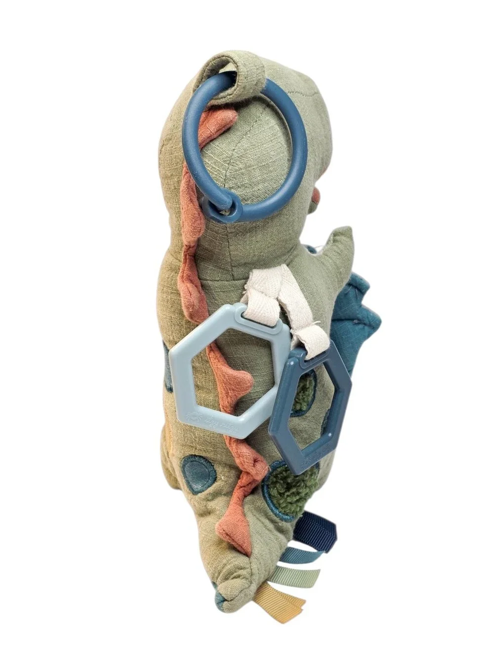 Itzy Ritzy Bitzy Bespoke Link & Love Baby Teething Activity Toy Dino / Dinosaur